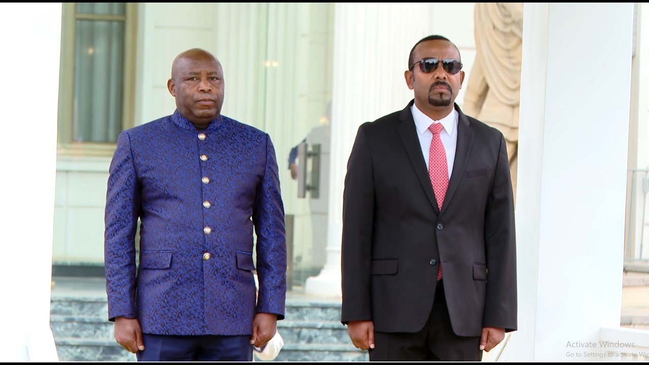 Welcoming President &Eacute;variste Ndayishimiye of Burundi