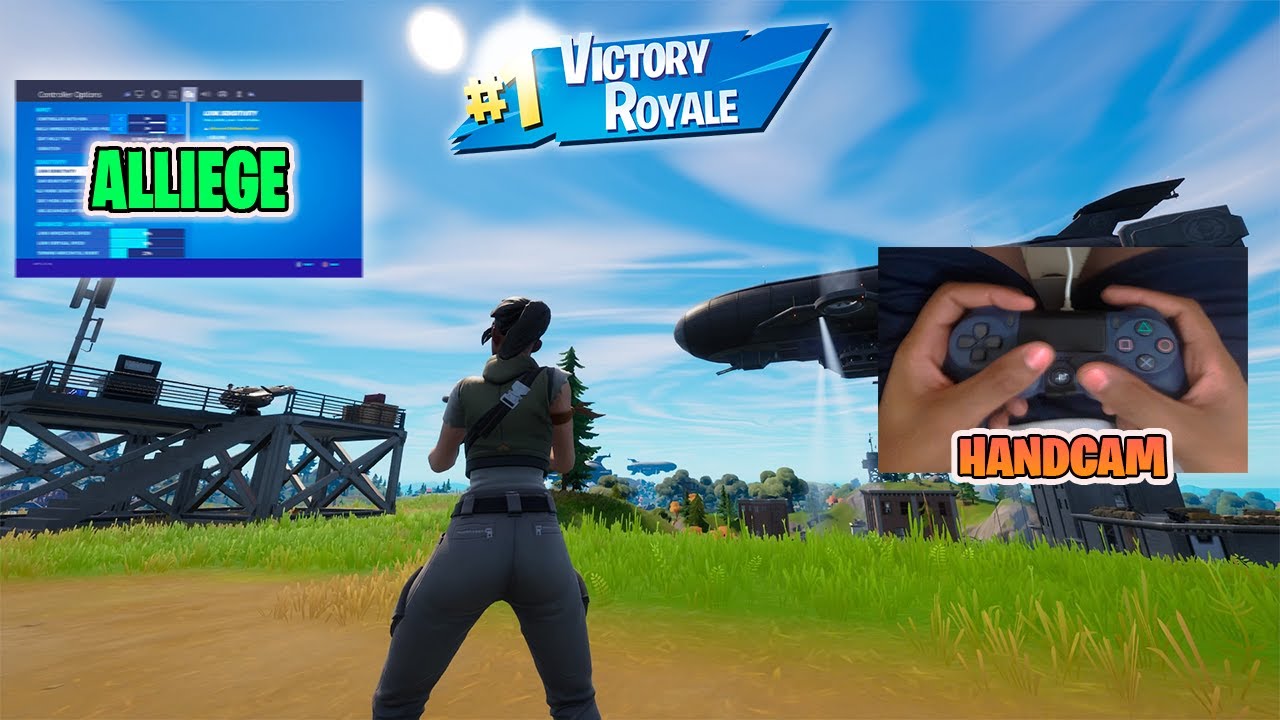 🎮Arena PS4 60FPS *No CLAW* HANDCAM + Mejor Sensibilidad de ALLIEGE (Best controller settings)