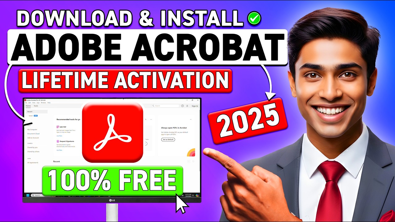 Как бесплатно загрузить Adobe Acrobat Pro на ПК, ноутбук и Mac (2025)