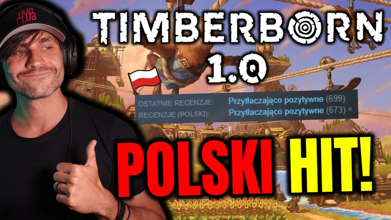 Ta POLSKA gra właśnie wyszła z Early Accessu! 🦫 Timberborn 1.0