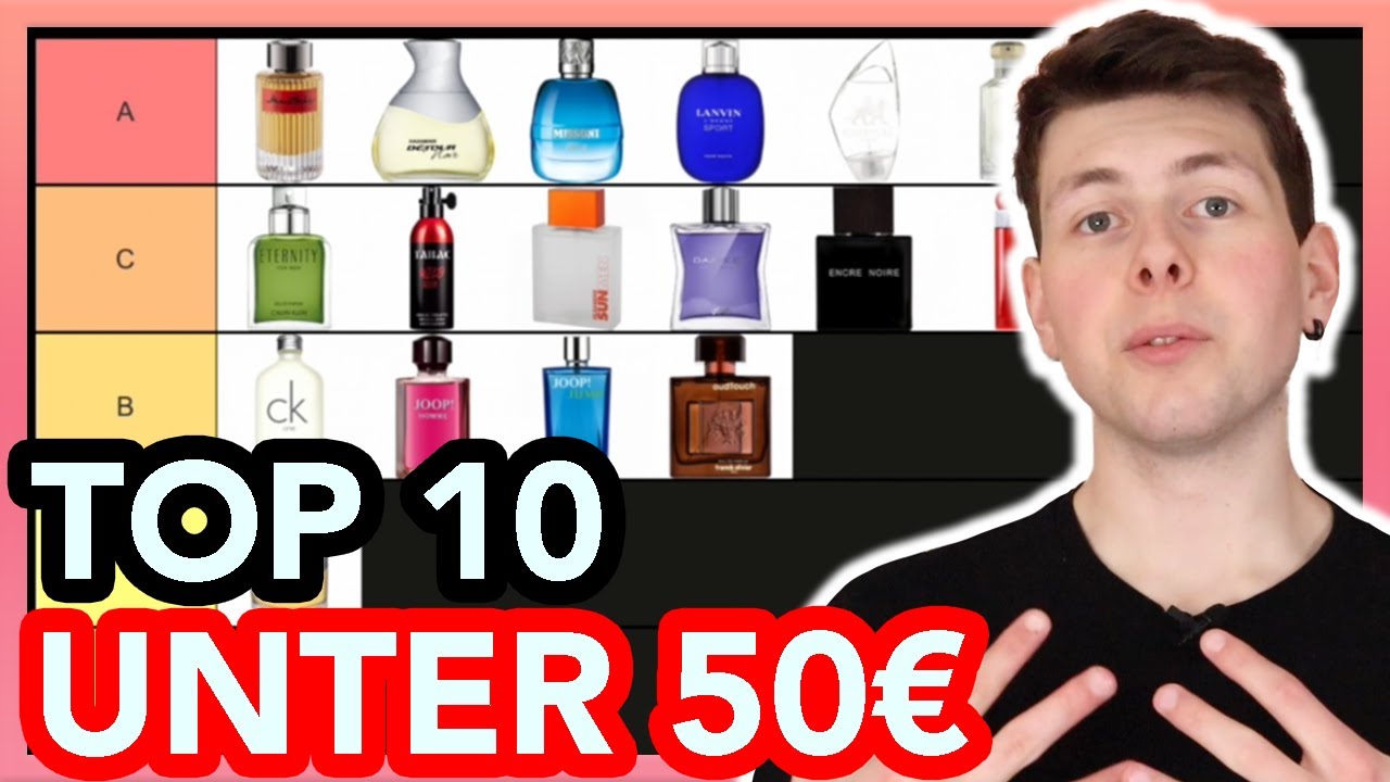 TOPLIST RANKING - Parfüms unter 50€ 😲🔥🏆