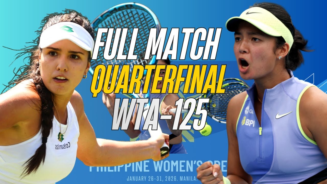 Full Match: Alex Eala vs Camila Osorio | Quarterfinal | Philippine Women's Open
