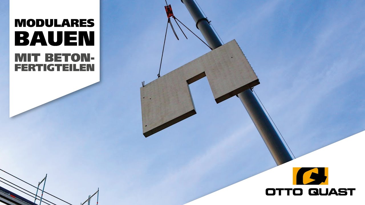 Modulares Bauen mit Betonfertigteilen von OTTO QUAST