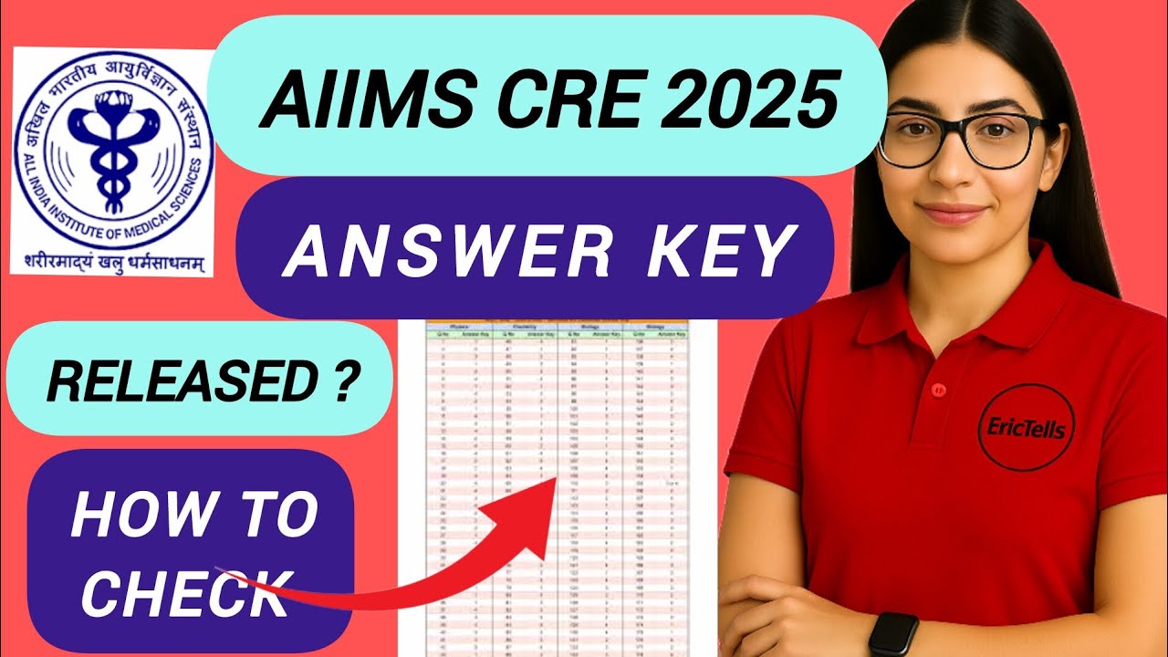aiims cre answer key 2025 | aiims cre solution key 2025