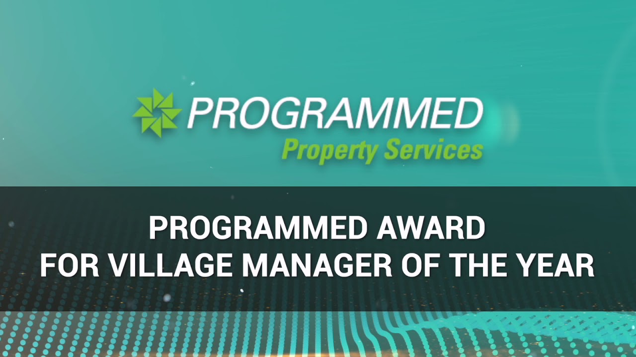 National Retirement Living Awards 2019 | Programmed Award for Village Manager of the Year WINNER
