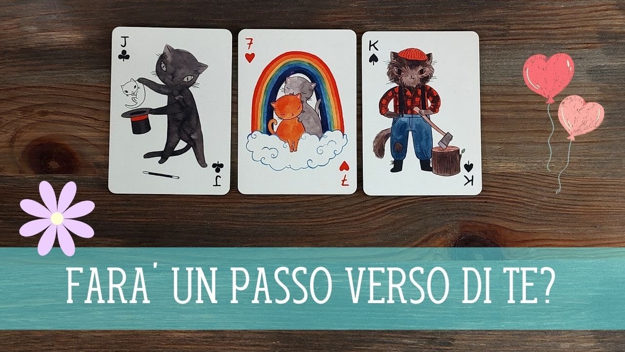 Farà un passo verso di te? 🌼 Tarocchi Amore Interattivi