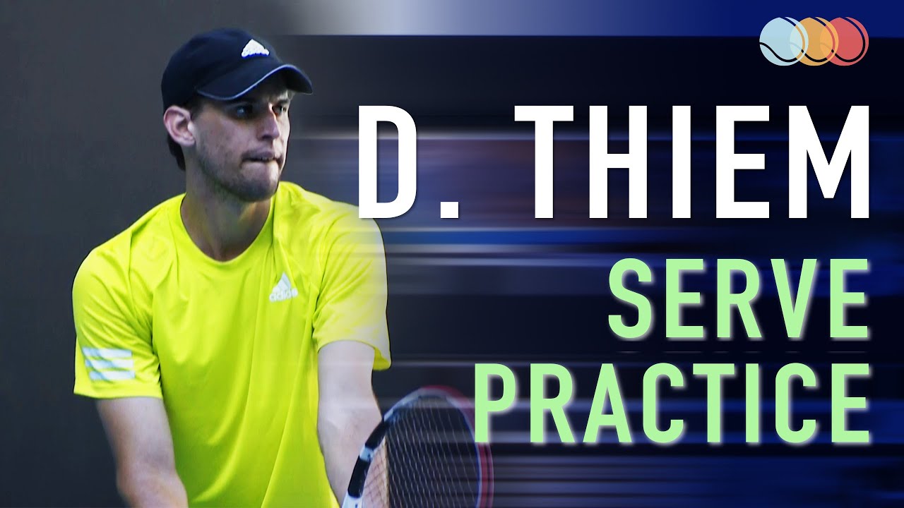 Dominic Thiem - Serve Practice [Super Slow Motion] (2021) [HD] [240fps]