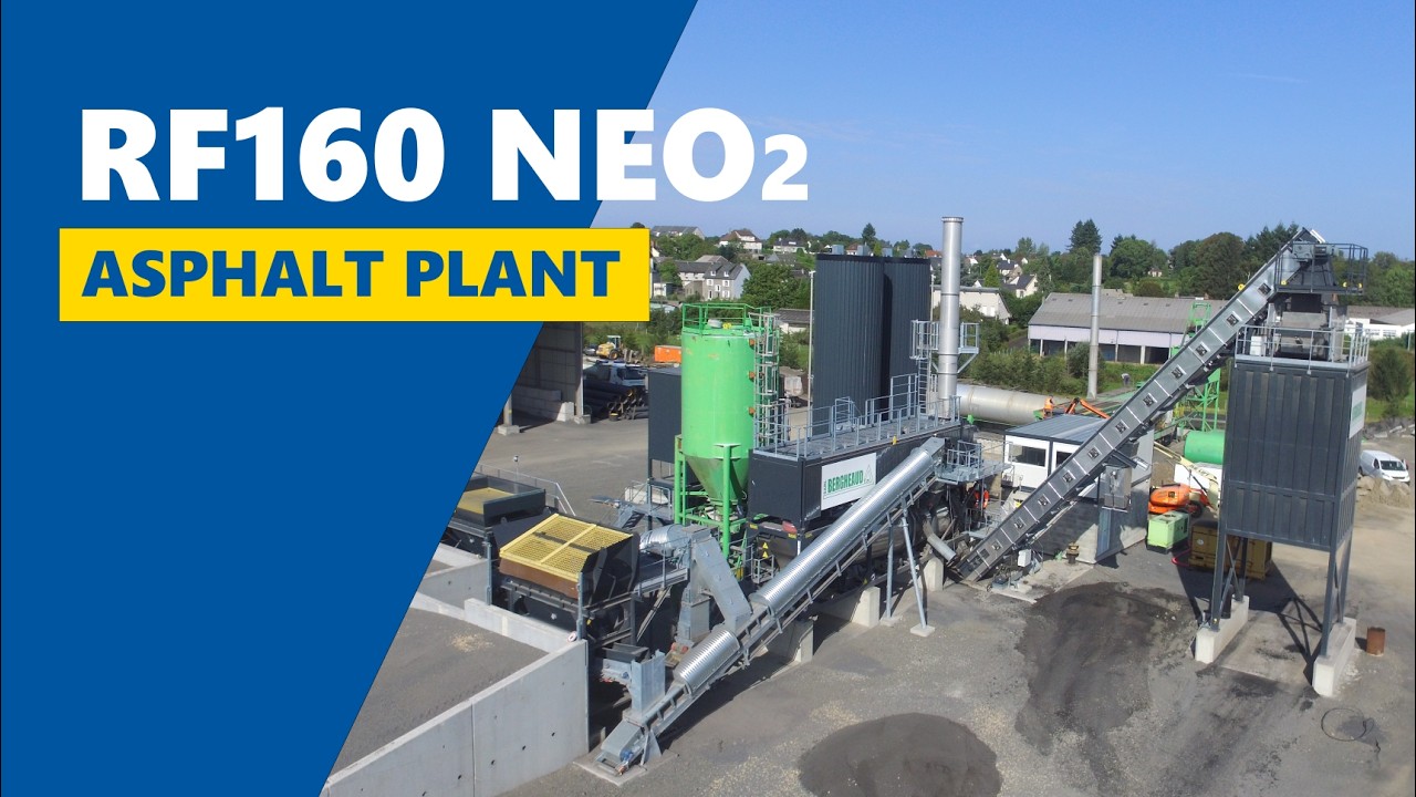 RF160 NEO2 Ermont – Usine d’enrobés continue moderne et écologique