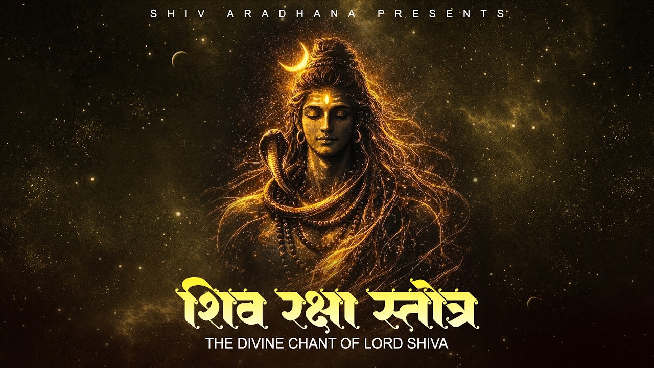 🕉️🔱Listen Daily to Destroy Fear & Obstacles - Shiv Raksha Stotra - shiv raksha stotra with lyrics