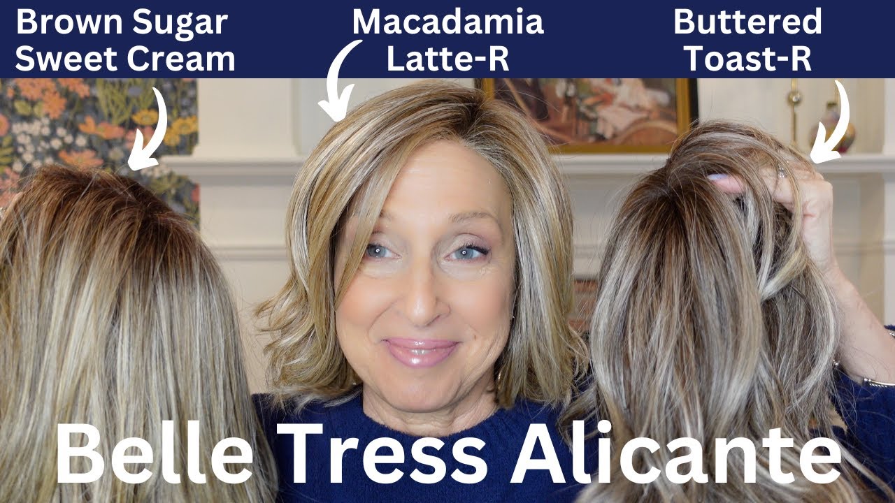 Alicante in Macadamia Latte-R | Comparing NEW Belle Tress Colors