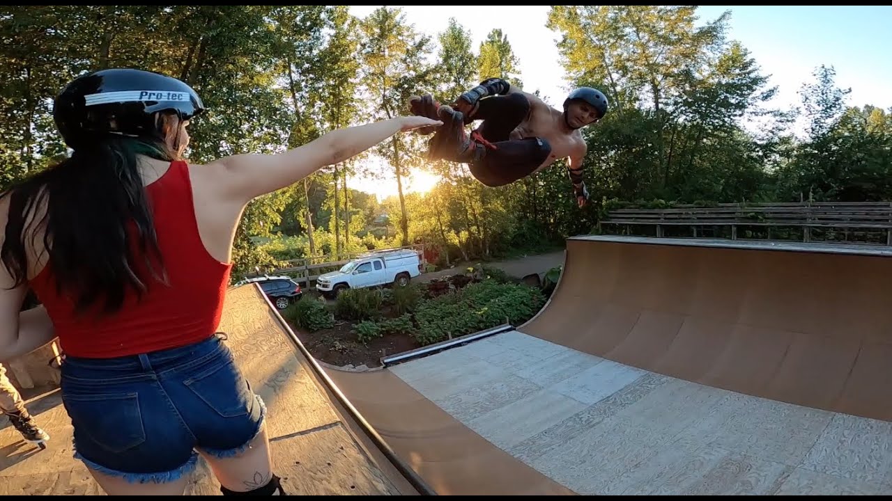 Backyard Vert Ramp Session - KENNY VLOGS EP51