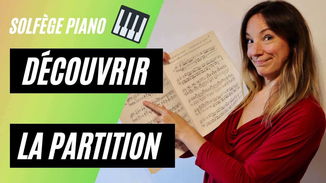 🎼 Solf&egrave;ge facile : la partition