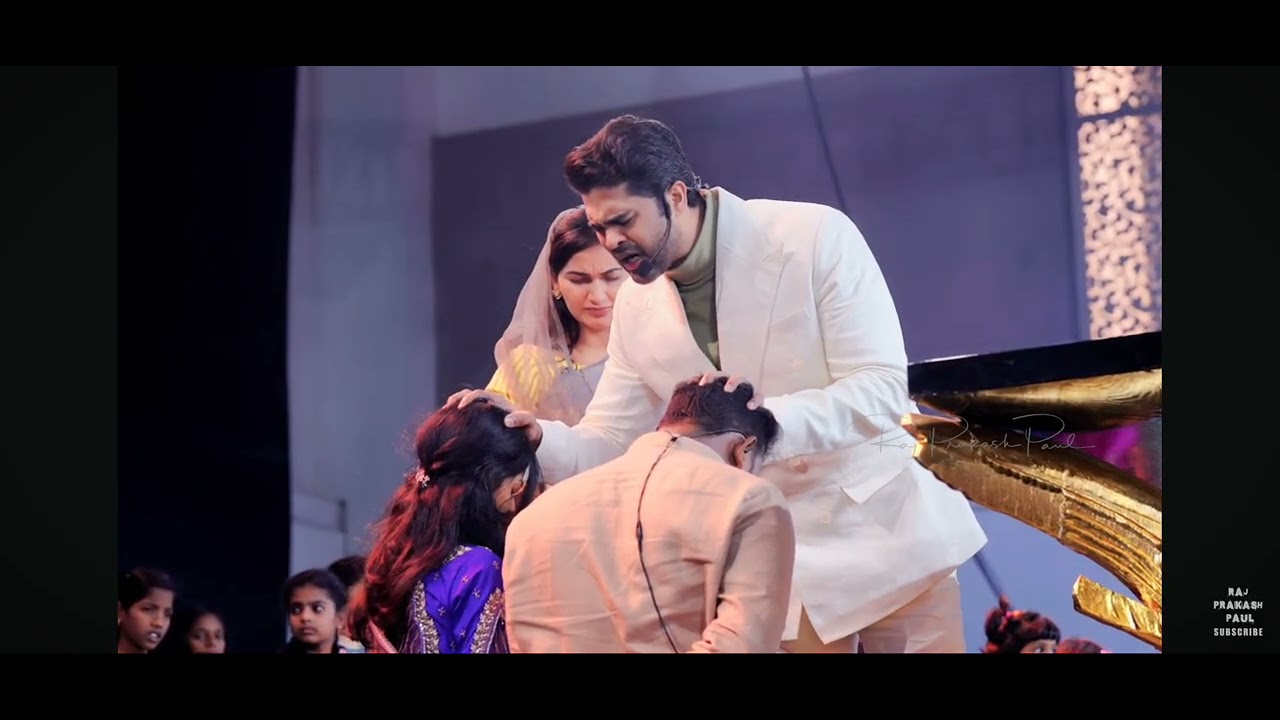 Rajaprakash paul anna praying for robert stoll & srujani after marriage 🤗