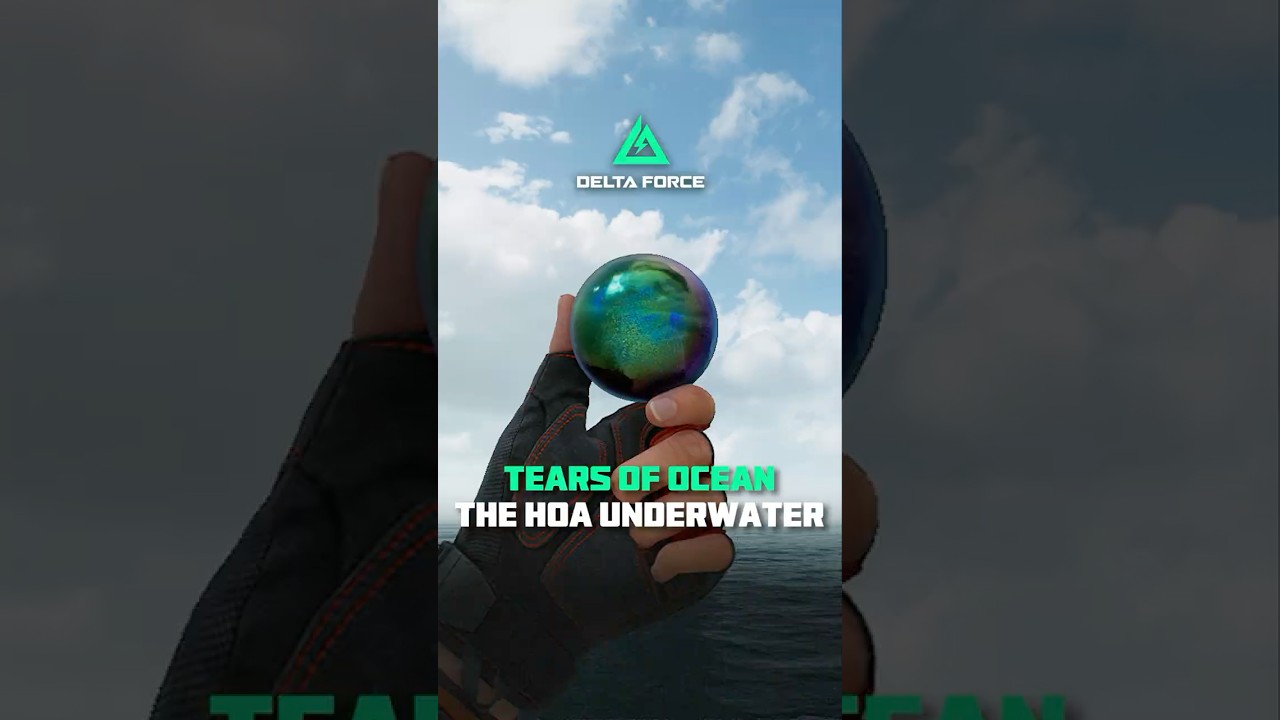 The all-new red loot Tears of Ocean is basically HoA underwater, except it's iridescent.#deltaforce