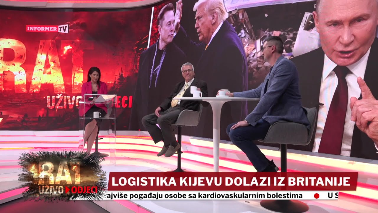 RAT UŽIVO - Kijev gori, Mask i Tramp u ratu!