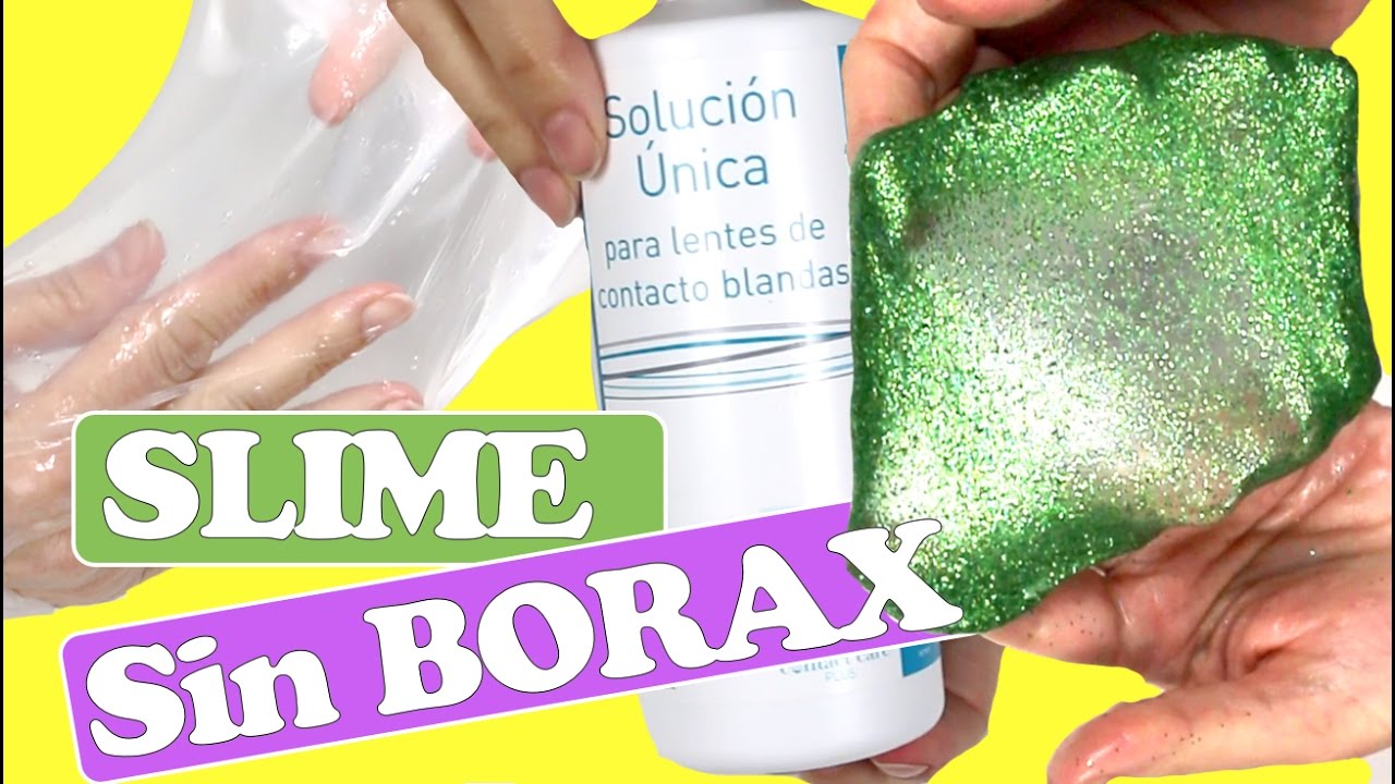 C&oacute;mo hacer Slime transparente con liquido de lentillas y espuma de afeitar. Ideas FACILES DIY