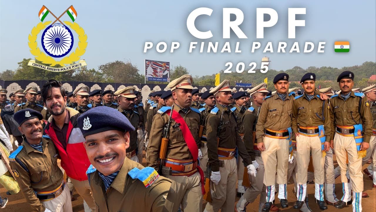 CRPF (POP of ministerial 2025) 🇮🇳//Panihar,gwalior//@middleclassvlogger