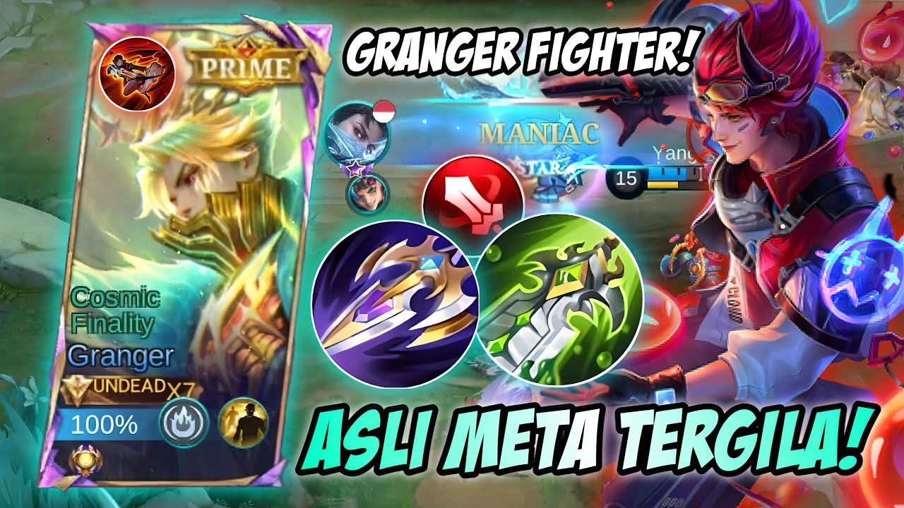 LIHATLAH SEGILA APA GRANGER EMBLEM FIGHTER! DITABRAK TANPA AMPUN MASIH BISA HIDUP? GOKIL! | MLBB