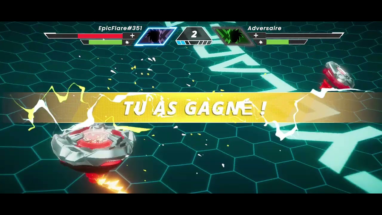 Playing beyblade x app with scythe incendio