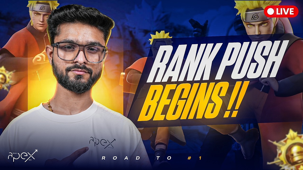 CONQUEROR RANK PUSH BEGINS | YE SEASON #1 HOGA? | BGMI LIVE | @LoLzZzGaming