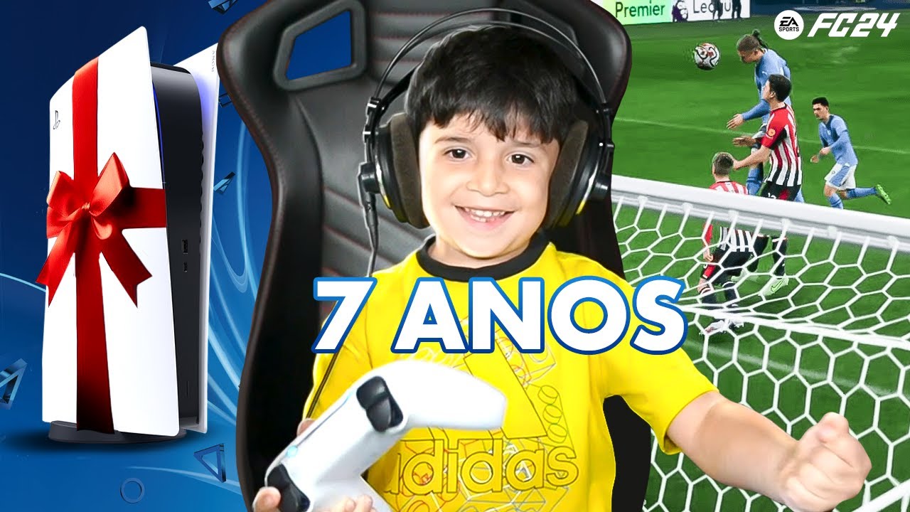 CRIANÇA PRO PLAYER no FIFA 2024 VALENDO UM PS5😱 (emocionante) CLASH CUP 1