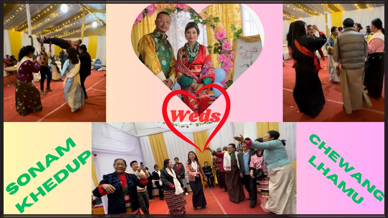 Wedding of our grandnephew Sonam Khedup Bhutia with Chewang Lhamu Tamang at Tumlong, N.Sikkim.