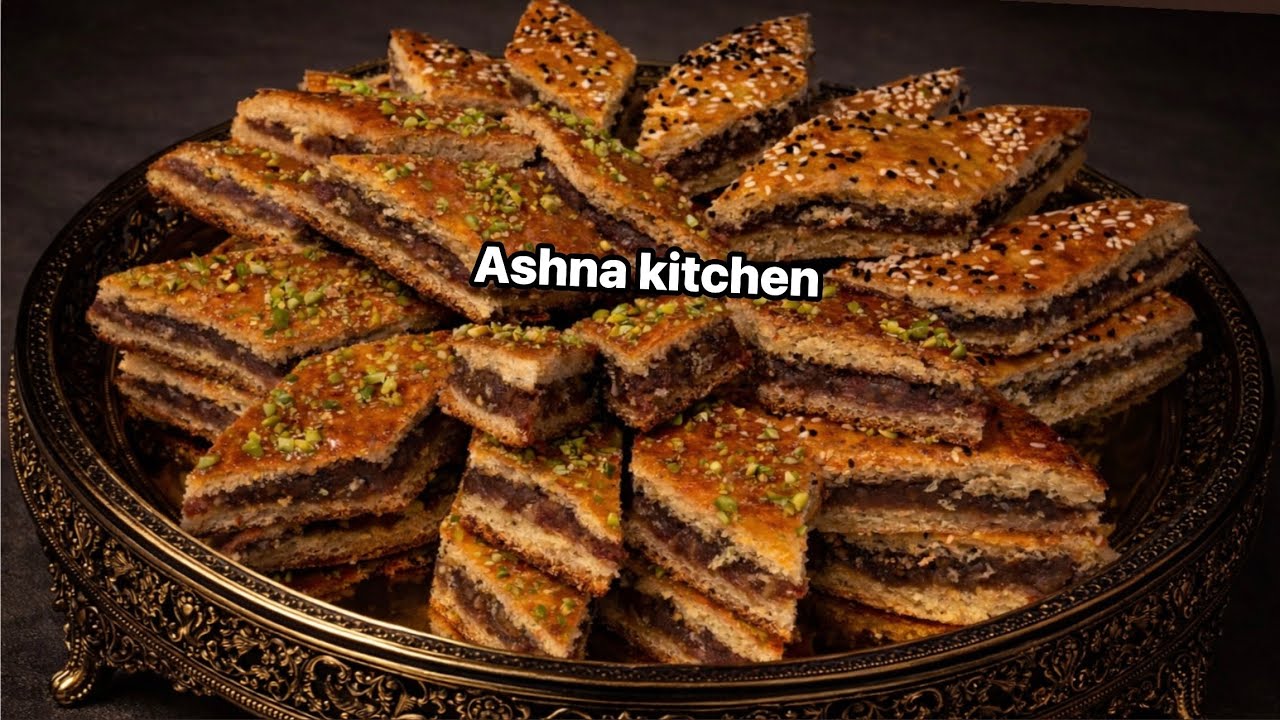 RAMADAN SPECIAL | Afghani Date-Stuffed Kulcha |بهترین کلچه تخته یی با طعم خرما-برای ماه #رمضان مبارک
