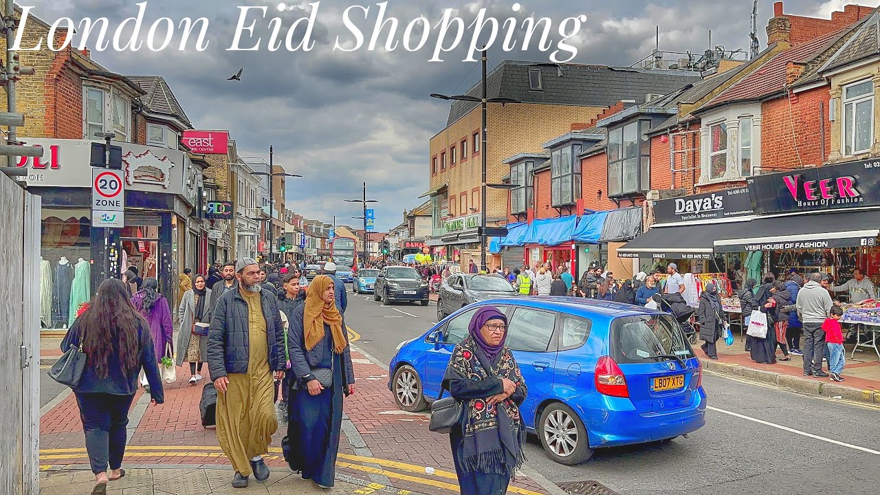 London's Walking 2023 | Green Street London Eid Shopping Walking Tour | Green Street London