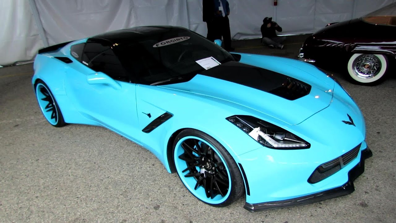 2014 Chevrolet Corvette Stingray C7 Customized Wide Body - Exterior Walkaround - 2013 LA Auto Show
