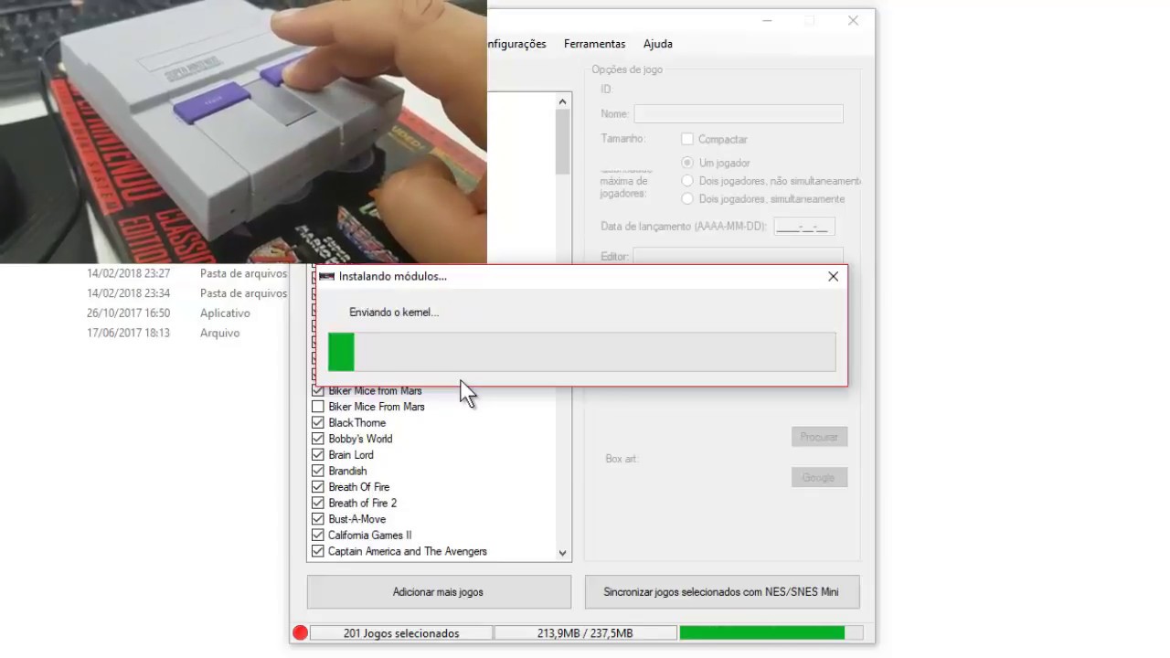 Tutorial - Hack Super Nintendo Classic Edition (SNES MINI, hakchi2)