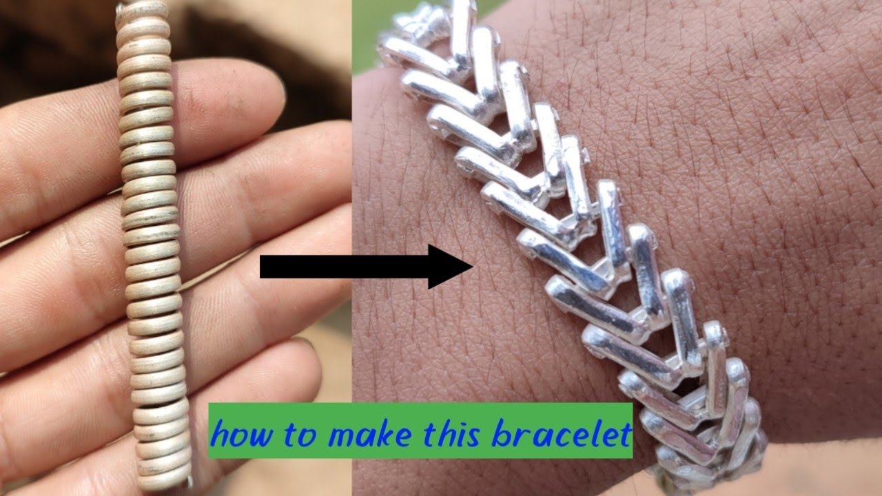 Silver bracelet making / making machikade bracelet