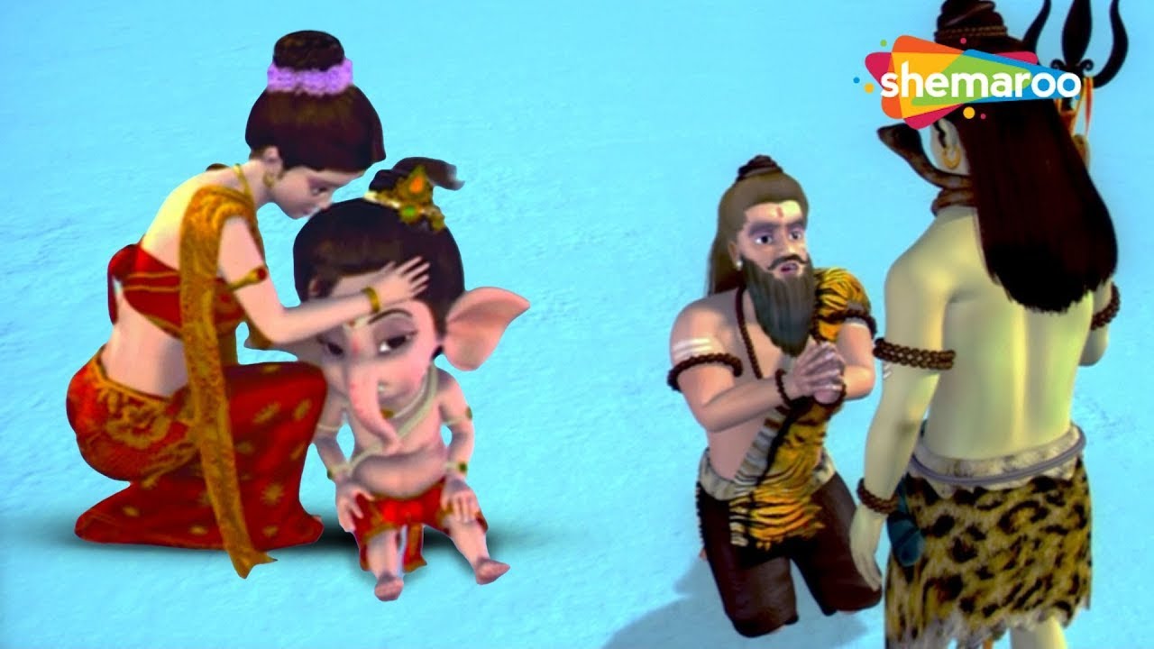 परशुराम महादेव जी से माफ़ी क्यों मांग रहे है ? | Bal Ganesh Ki Kahaniyaan 3D - 95 | @KidsBhakti