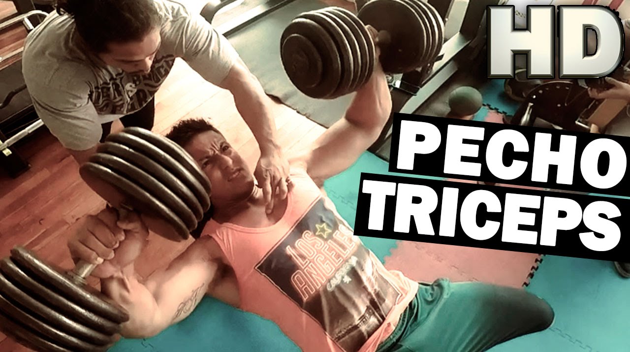 PECHO Y TRICEPS. Así entrenamos los ESPARTANOS!!