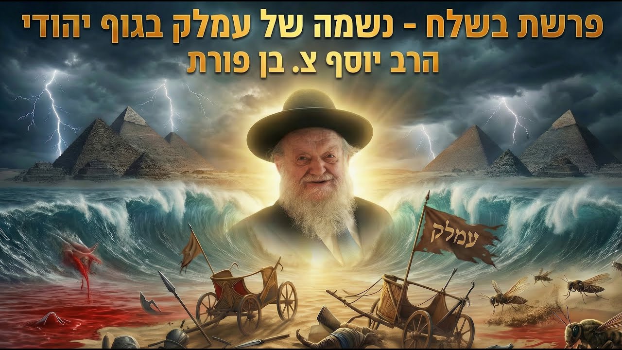 פרשת בשלח - נשמה של עמלק בגוף של יהודי | הרב יוסף צ. בן פורת - תשפ