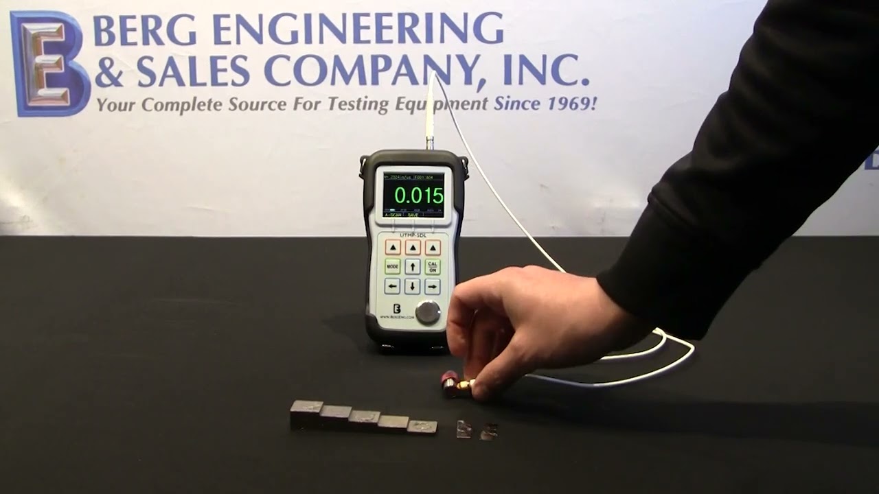 NEW High Precision Ultrasonic Thickness Gauge Tester UTMP-5 - Live Demo