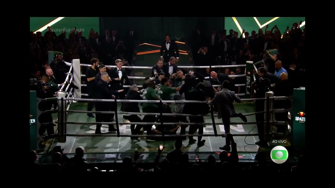 Briga em evento Pop&oacute; x Wanderlei Silva: no Spaten Fight Night