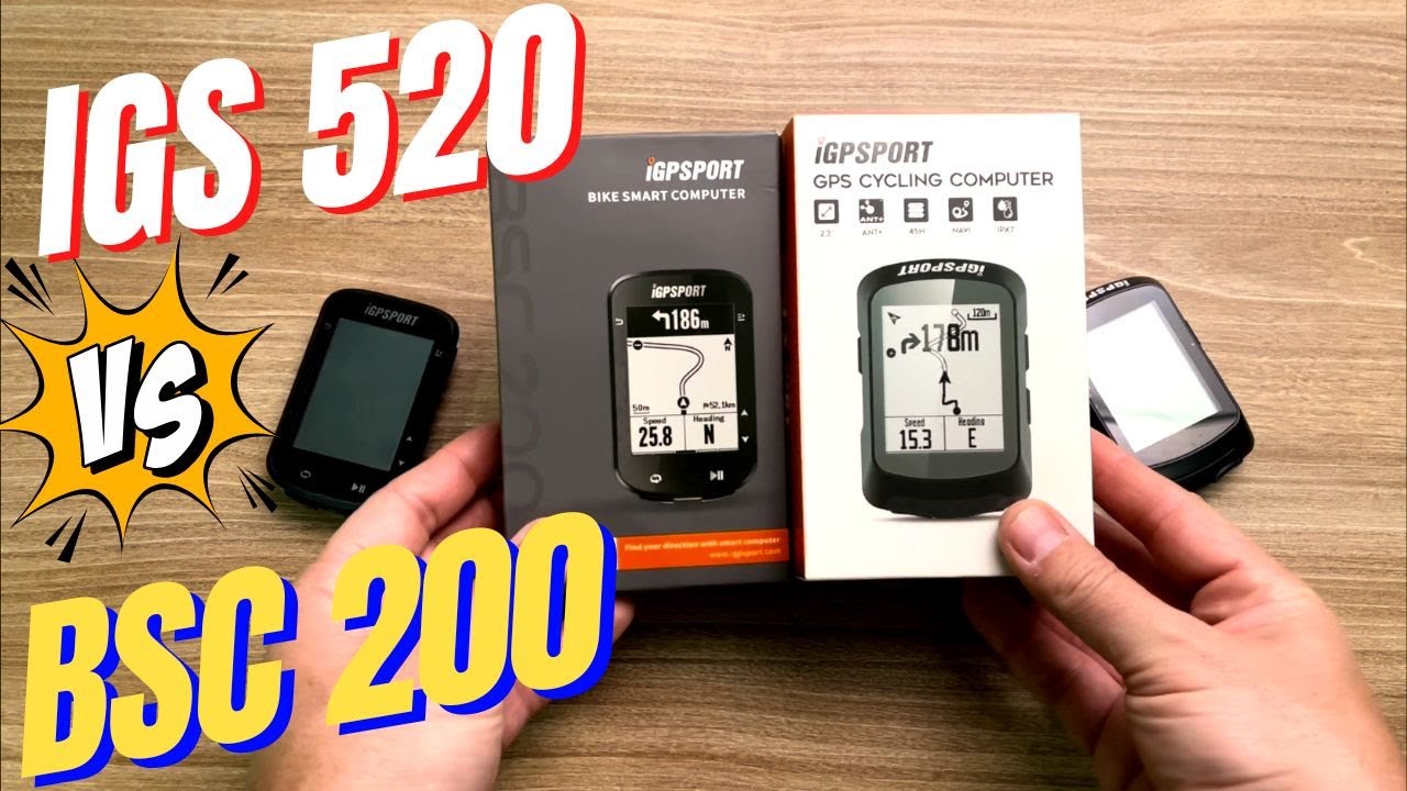 Comparativo - Igpsport 520 VS bsc 200