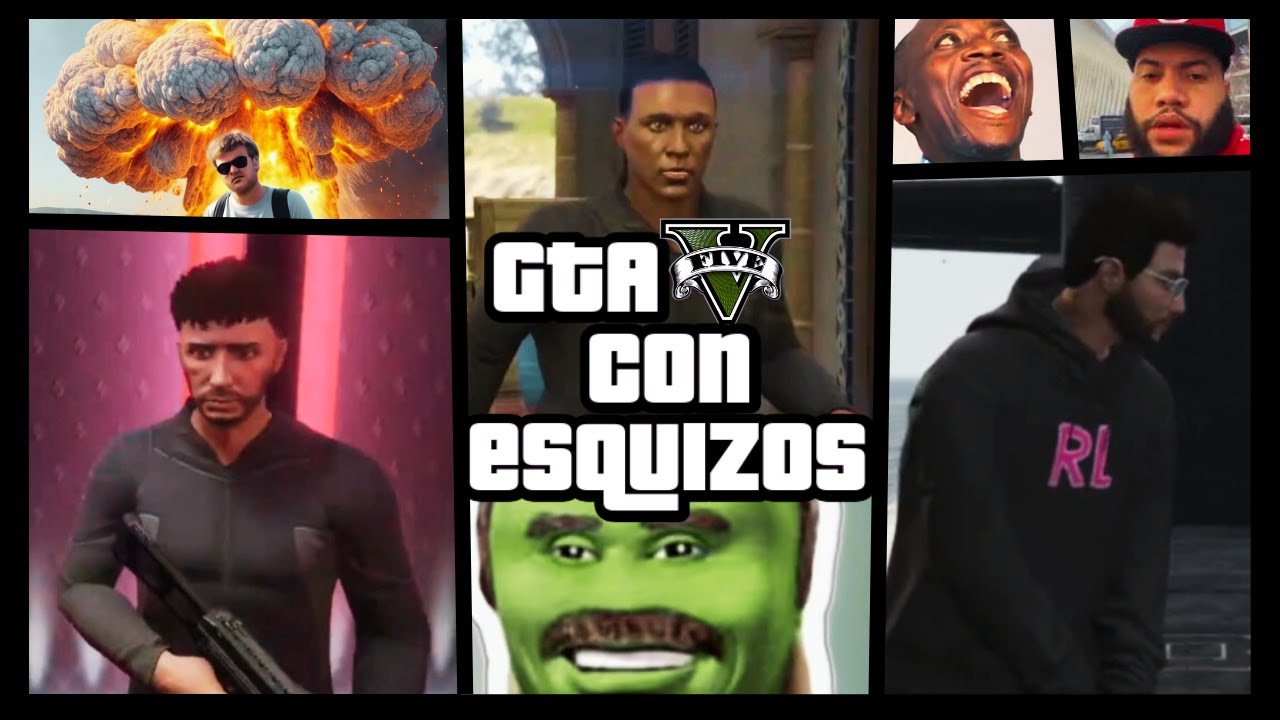 JUGANDO GTA V ONLINE CON ESQUIZOS | Cayo Perico