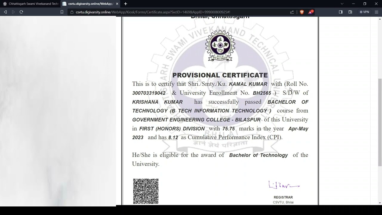 provisional certificate kya hota hai,provisional certificate kya hai,provisional certificate