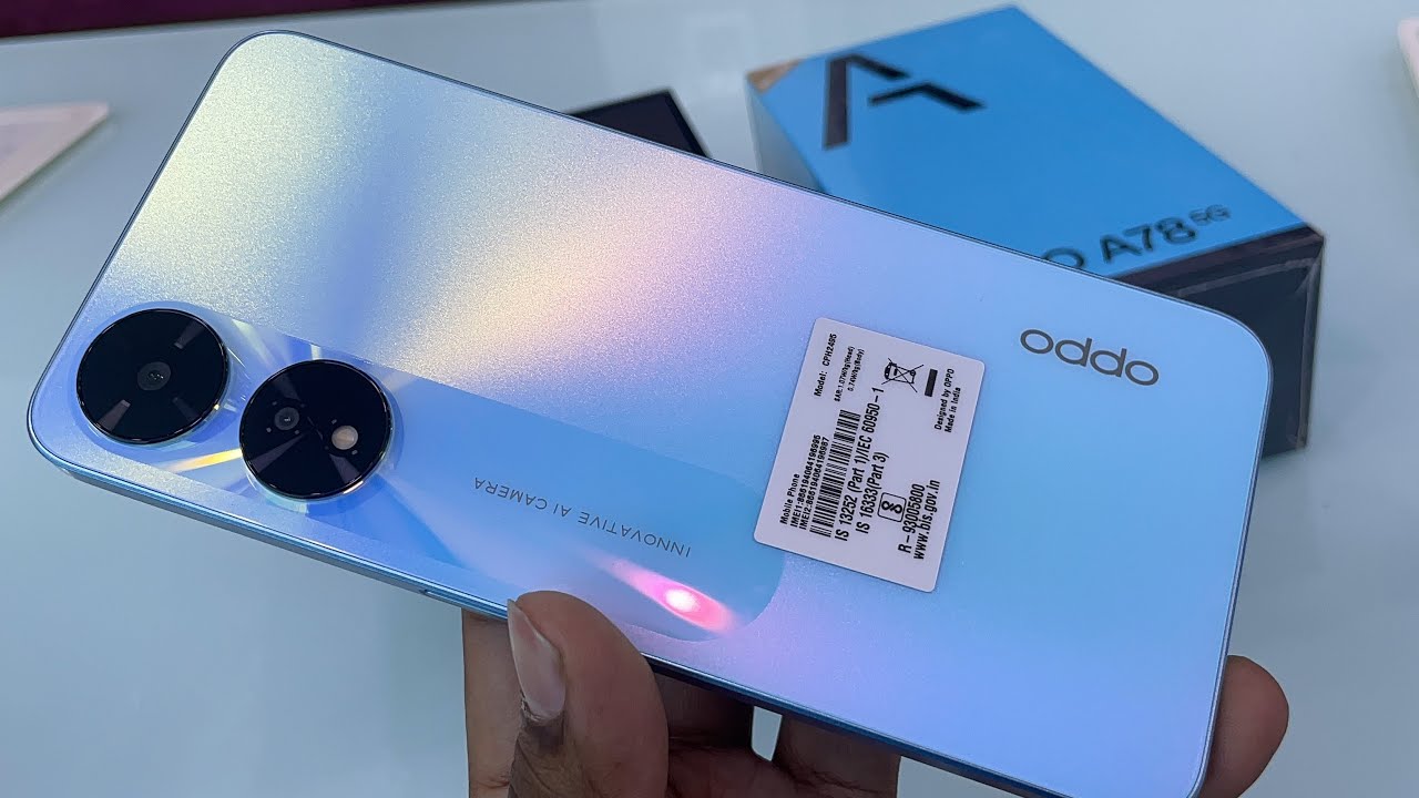 OPPO A78 5G Blue Unboxing & Honest Review 🔥 | Oppo A78 5G Price | Oppo A78 #5G Retail Unit