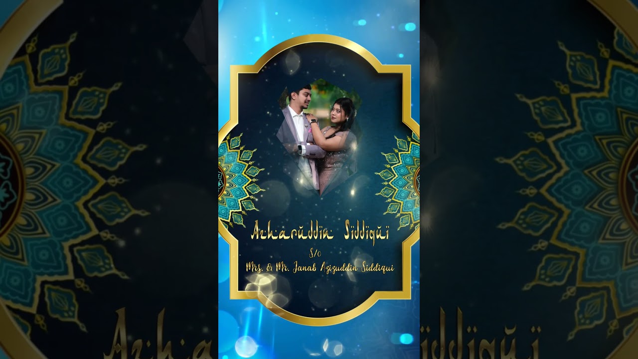 063 Muslim Wedding invitations 