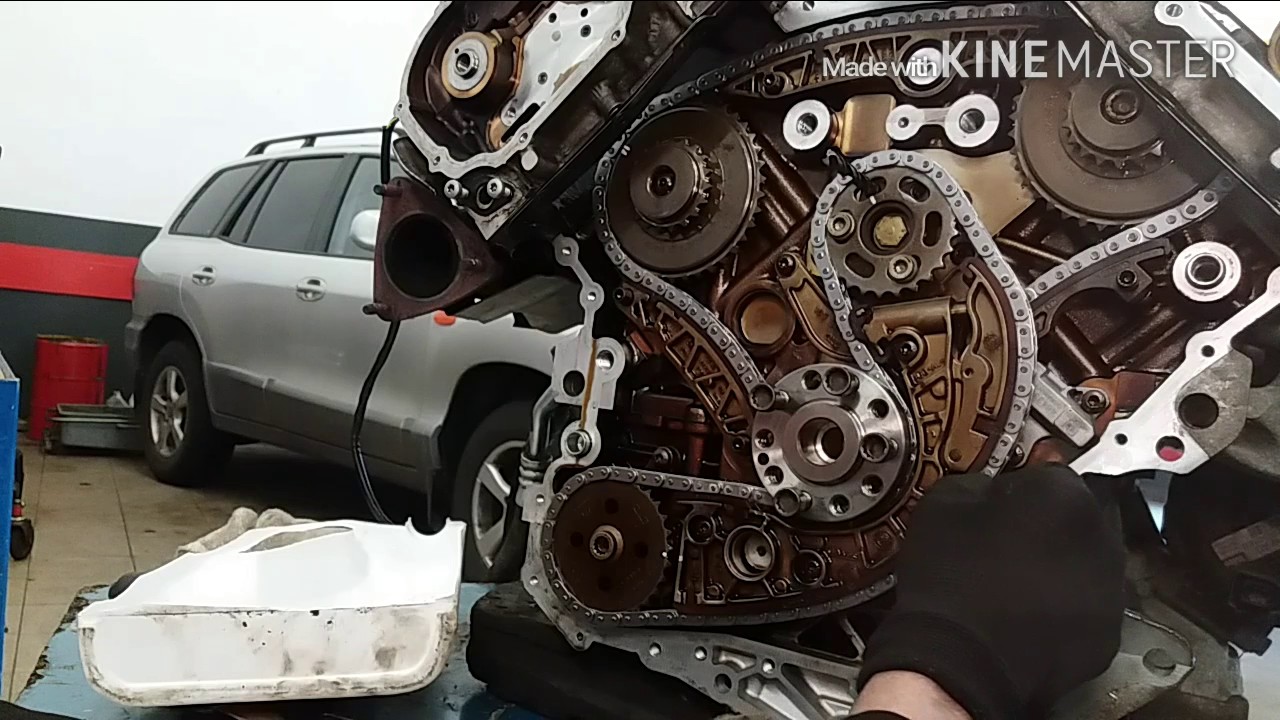 Замена цепи грм Audi A6 2.4 v6 BDW (part 2)