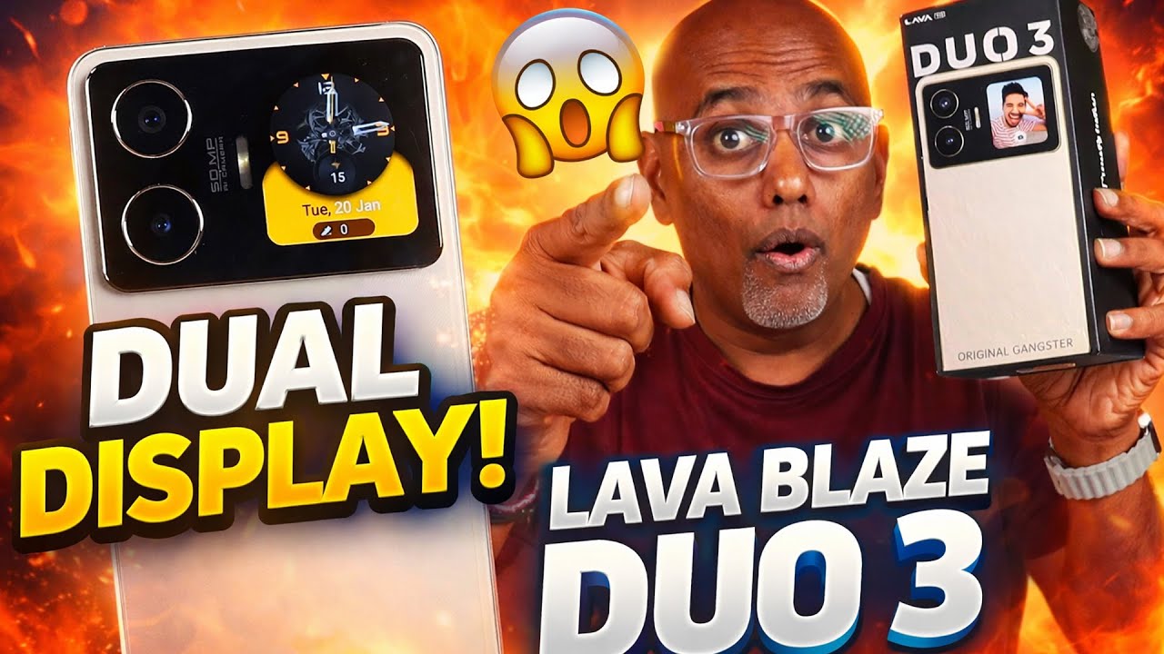 ரெண்டு AMOLED Display! Lava Blaze Duo 3 விமர்சனம் - Mini Screen, UFS 3.1 - Lava Rocks!