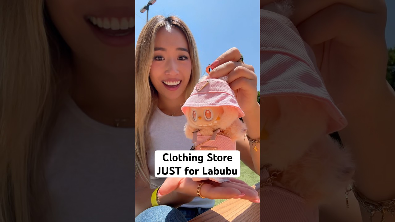 Now I really can&rsquo;t out dress my labubu 😭 #losangeles #thingstodo #labubu