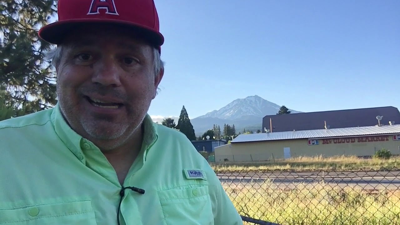 Driving Home Near Mt  Shasta