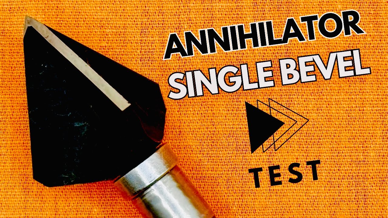 ANNIHILATOR SINGLE BEVEL 125 gr BROADHEAD TEST