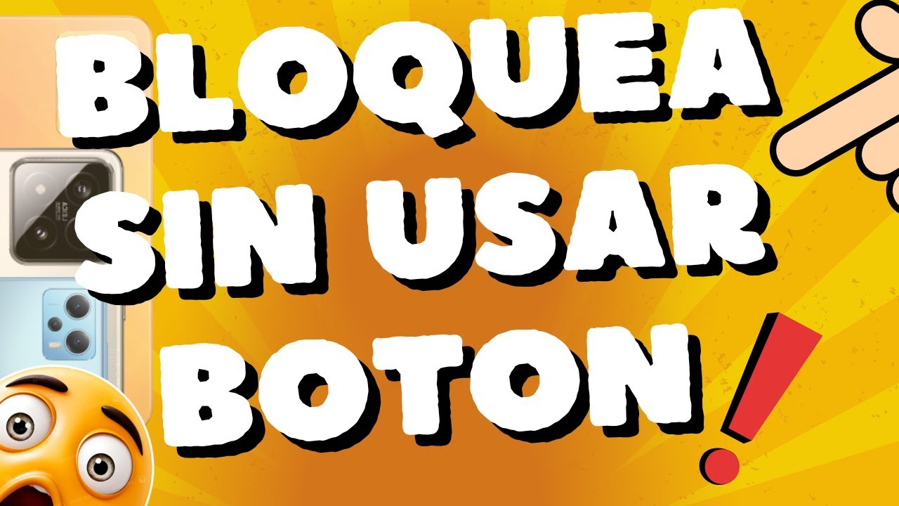 Como Bloquear tu Tel&eacute;fono sin Usar BOTON Xiaomi Redmi Note 12 12S 13 13T Pro 12C
