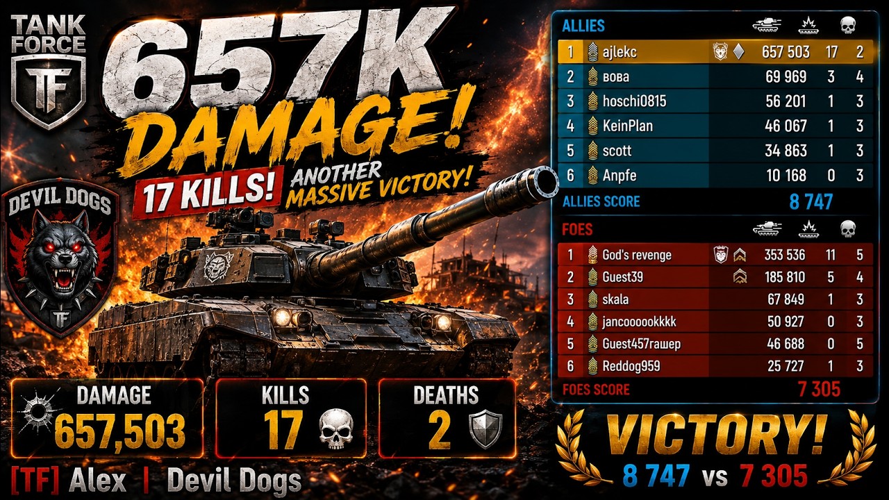 Tank Force | 657K DAMAGE & 17 KILLS! 🔥 Another Massive Victory!