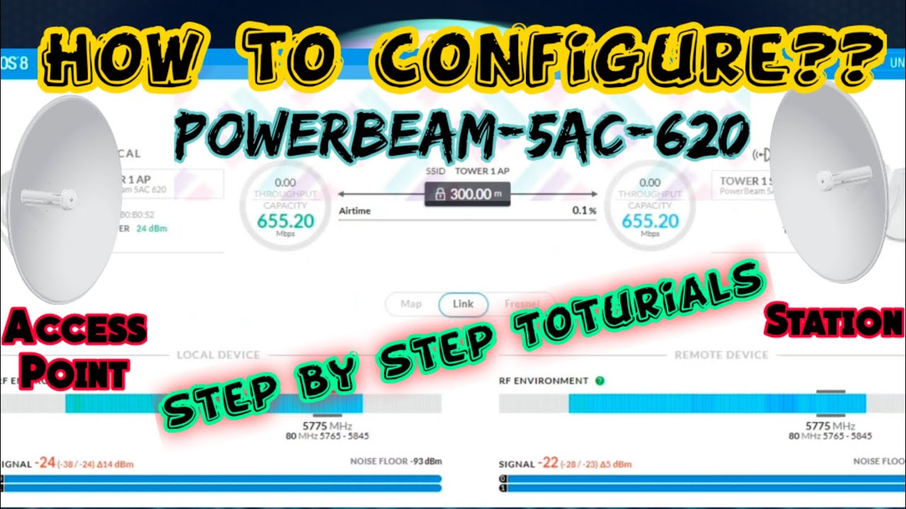 How To Configure POWERBEAM 5AC 620| Part 2 Device Configuration (Step by Step Tutorial)