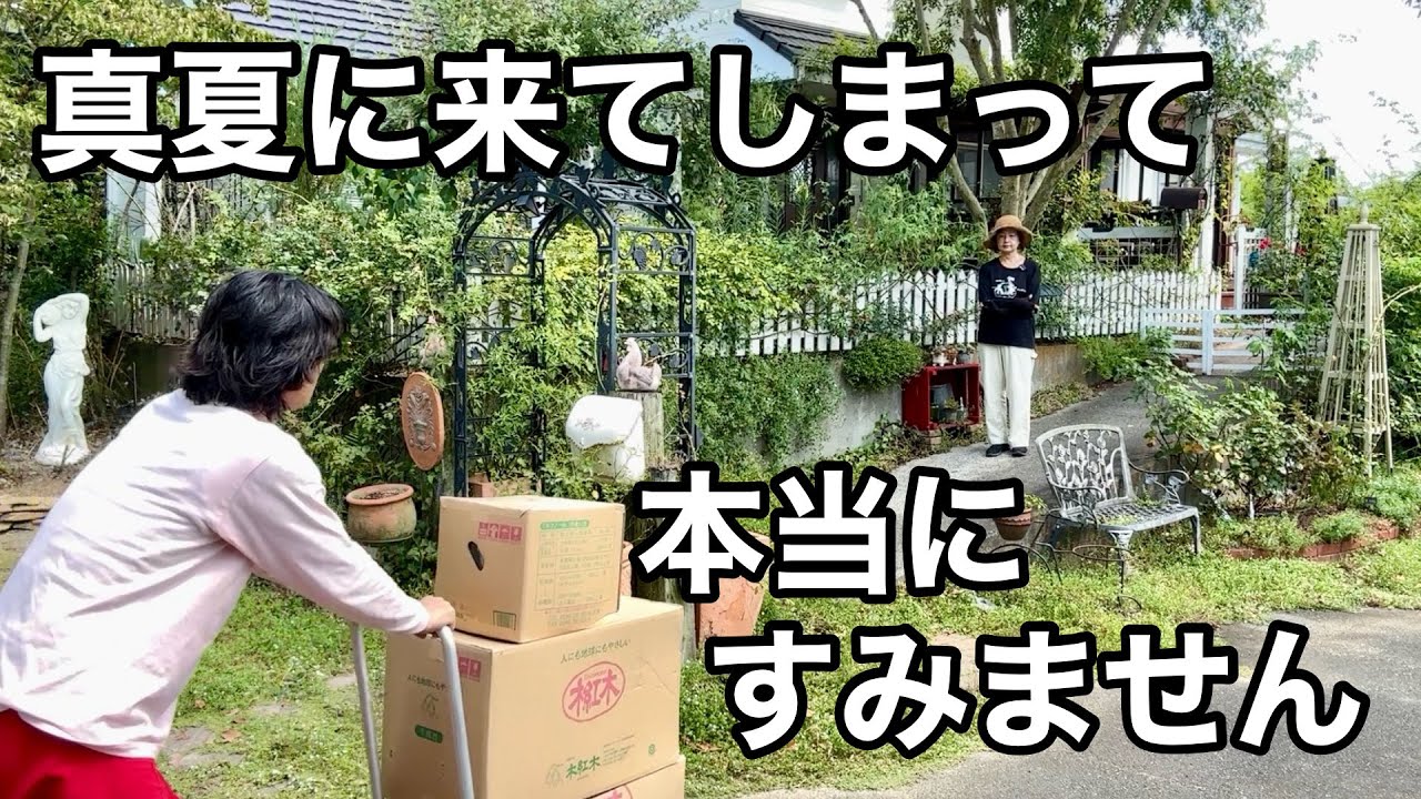 夏は絶対に見せたくないと言う姉さんの庭に来てしまった。。。　　【園芸超人カーメン君】